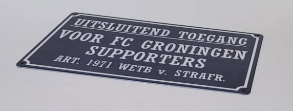 Uitsluitend toegang Groningen supporters - Afbeelding 3