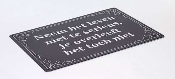 Neem leven niet serieus - Afbeelding 3