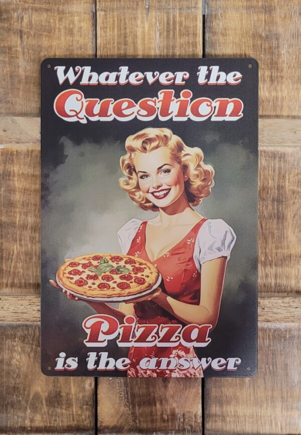 Pizza the answer reclamebord - Afbeelding 5