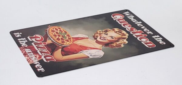 Pizza the answer reclamebord - Afbeelding 3