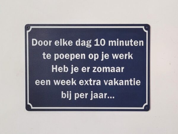 Poepen op werk metalen - Afbeelding 5