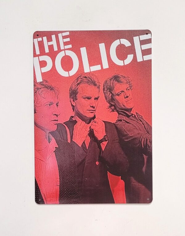 The Police metalen wandbord - Afbeelding 5