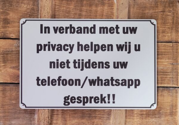 Helpen niet tijdens telefoongesprek - Afbeelding 3