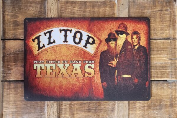 ZZ Top Texas reclamebord - Afbeelding 3