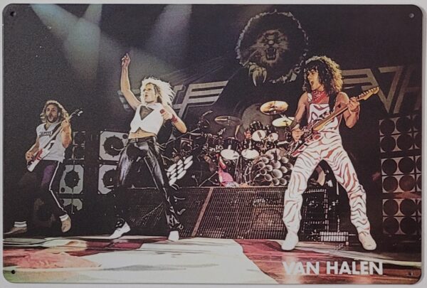 Van Halen Podium reclamebord